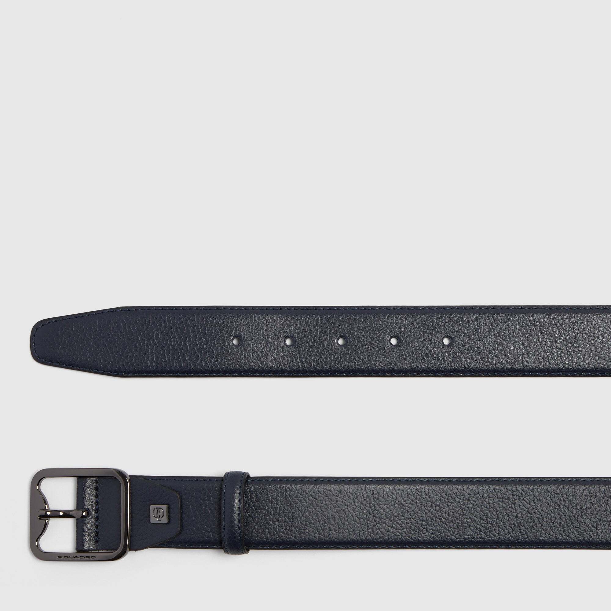 Piquadro Cintura 35 mm in pelle con fibbia ad ardiglione