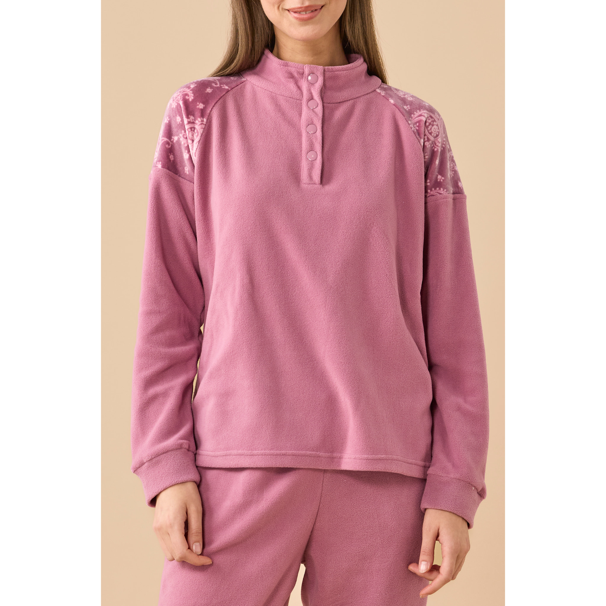 Pigiama donna micropile articolo cachemire. Noidinotte