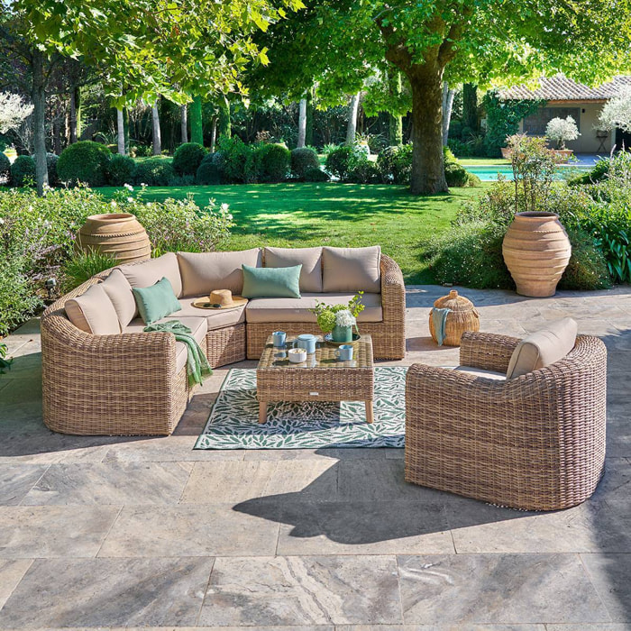 Salon de jardin Moorea 5 places savana