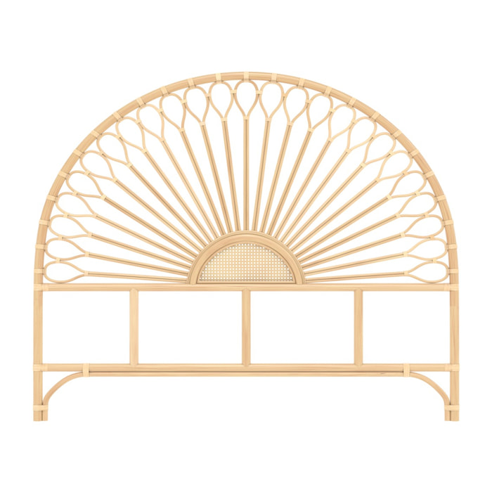 Tête de lit en rotin naturel 160 cm - Alan