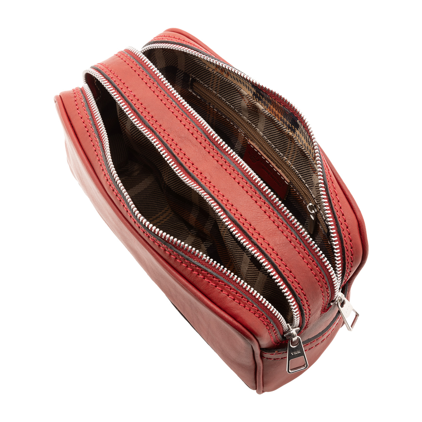 Pochette  unisex In Vera pelle Made in Italy 24x18x7 cm