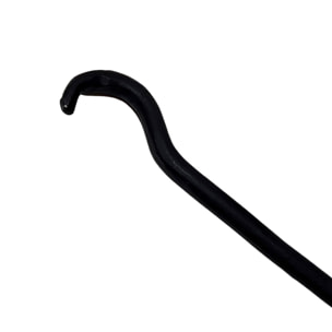 Patère Potence pour luminaire ou plante crochet - Noir