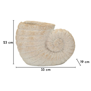 VASO SHELL SAND -A- CM 33X19X23 (APERTURA CM Ø 13)