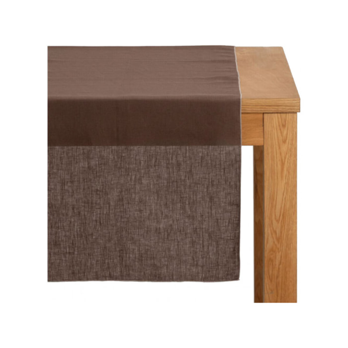 Chemin de table 50x150 cm en lin et coton - MILA