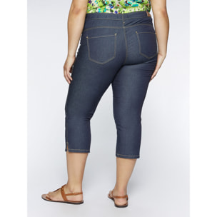Fiorella Rubino - Jeans Capri con impunture a contrasto - Blu