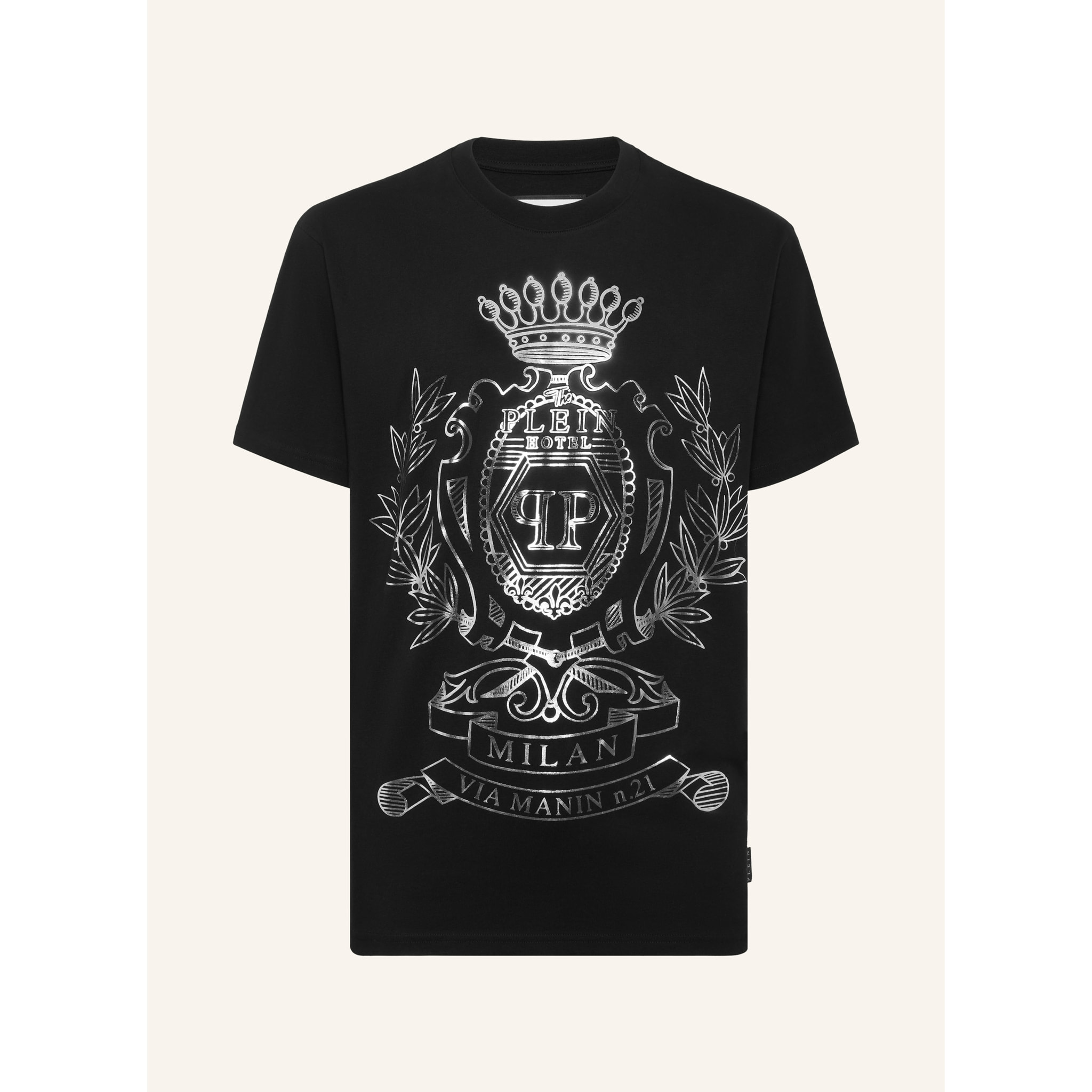 PHILIPP PLEIN T-Shirt Round Neck Ss CREST
