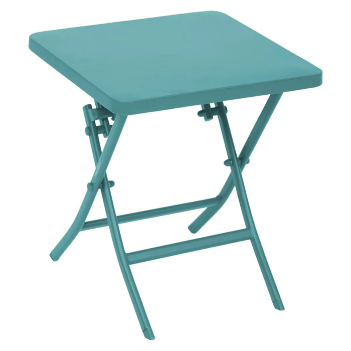 Table d'appoint de jardin Greensboro 40x40cm vert opale