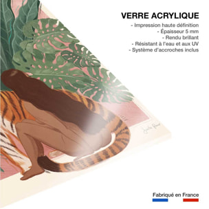 Tableau jungle woman Tableau plexiglas