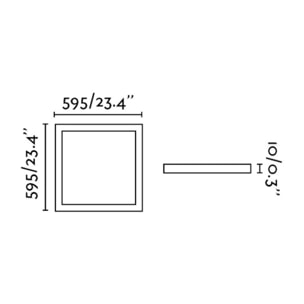 PANEL DE LED EMPOTRABLE 60X60 4000K 48W