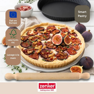 Rouleau à pâtisserie en bois certifié FSC 35 cm Zenker Smart Pastry