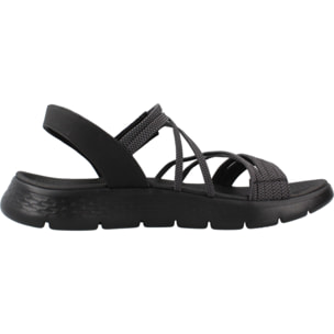 Sandalias Mujer Go Walk Flex Negro