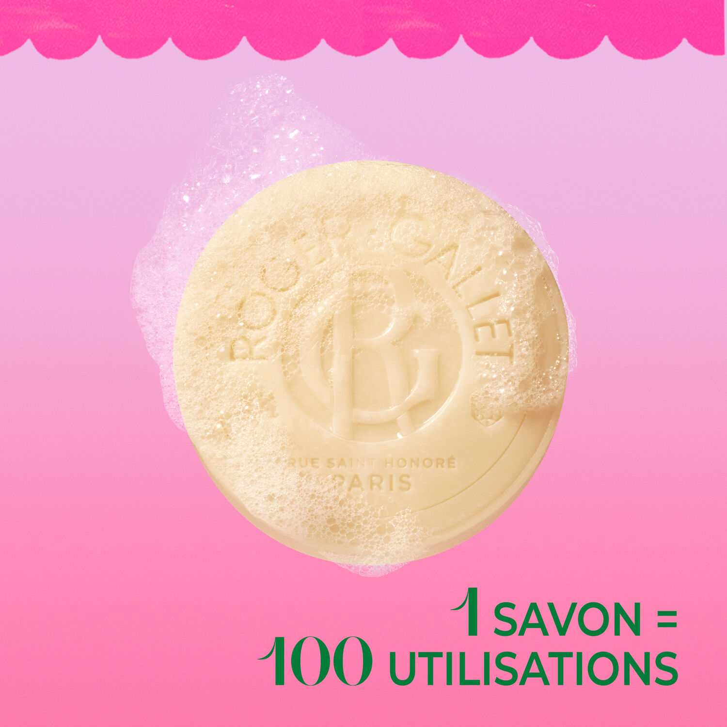 Rose - Savon Bienfaisant 100 g