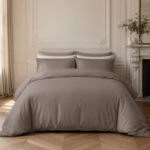 Drap housse 100% percale de coton bleu sarcelle- Finesse