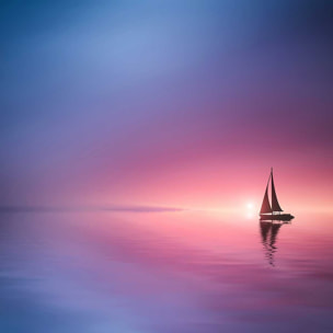 Tableau navigation sous le sunset Tableau plexiglas