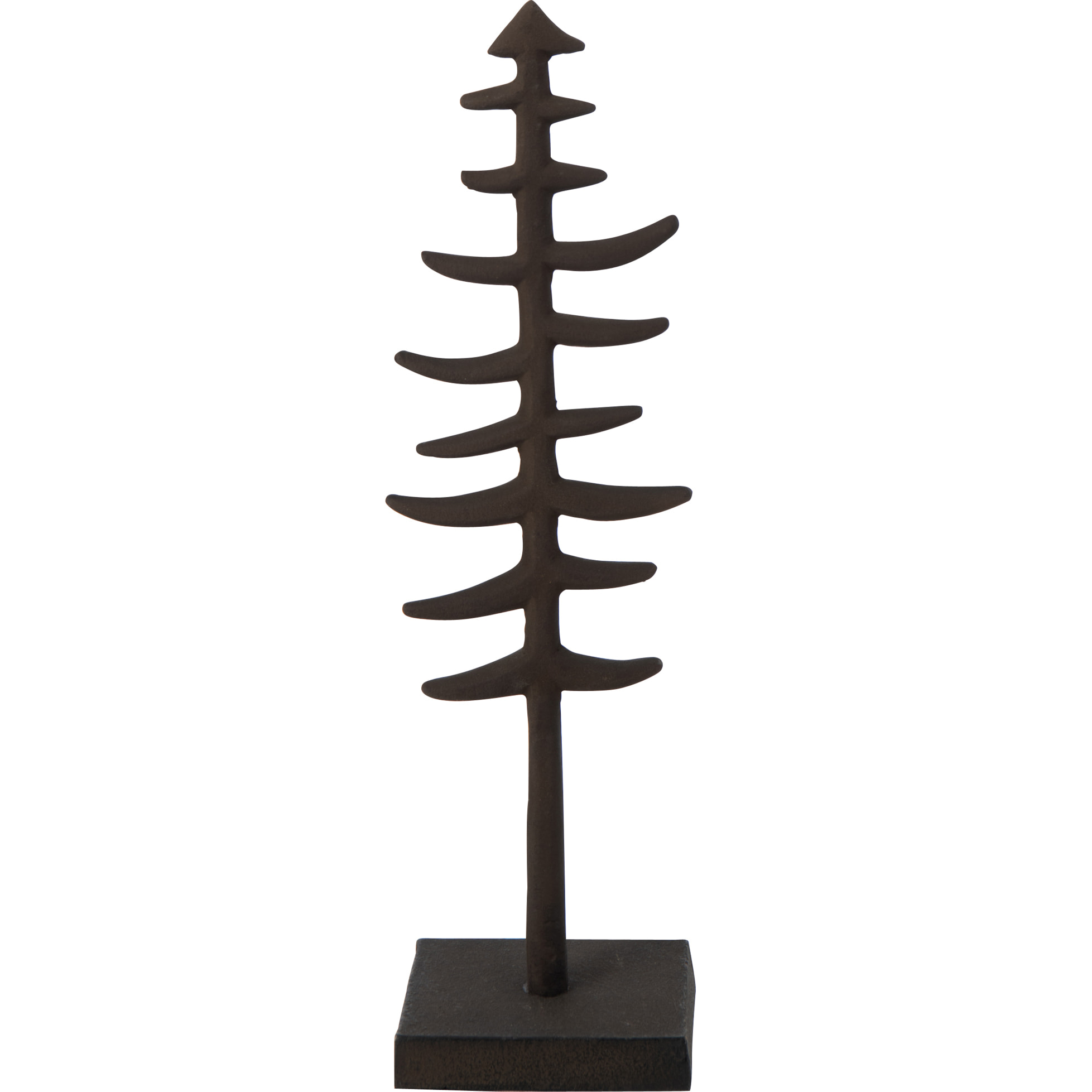 J-Line décoration sapin de Noël - aluminium - marron foncé - large