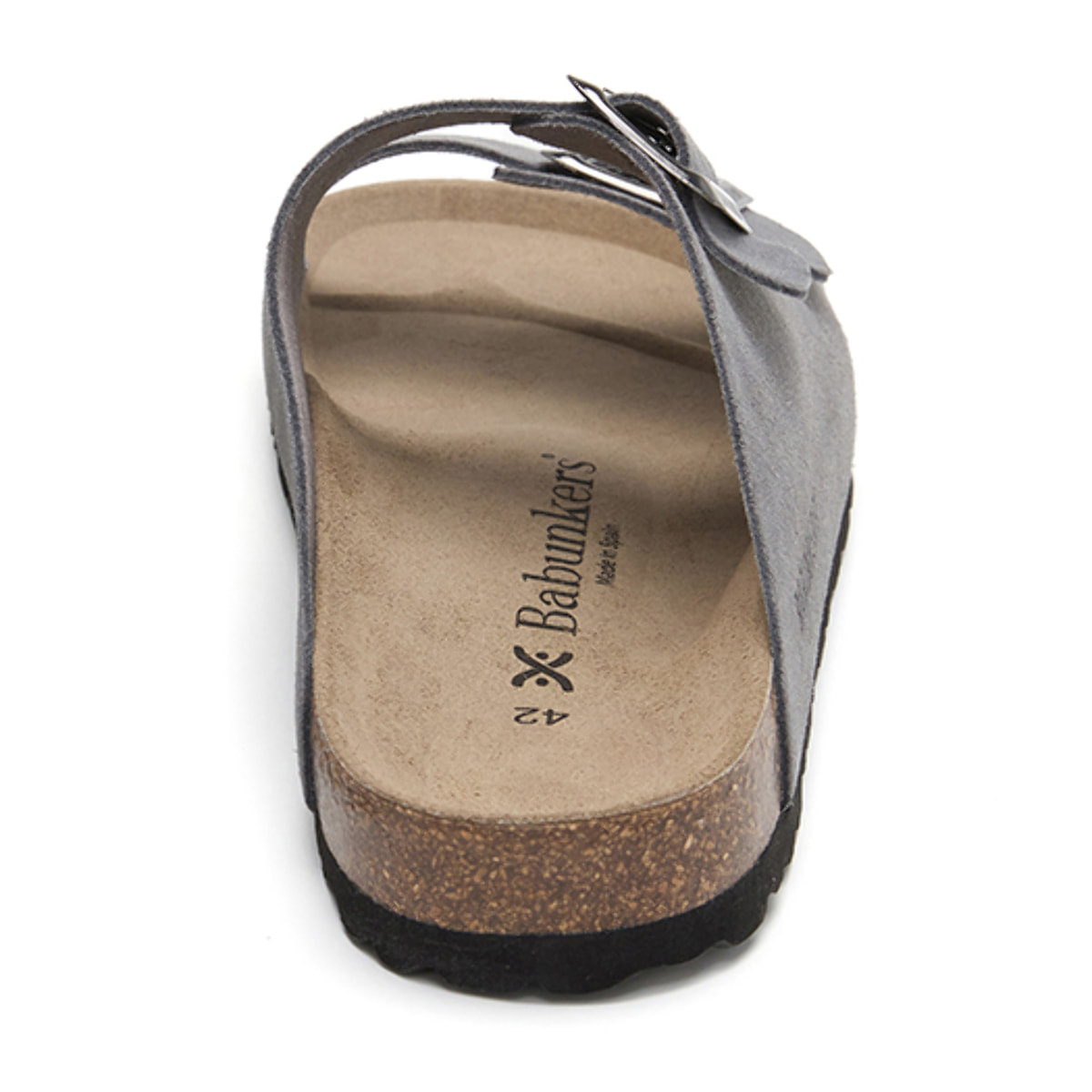 SANDALIA BABUNKERS GRIS