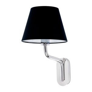 ETERNA Lampe applique chrome/noire