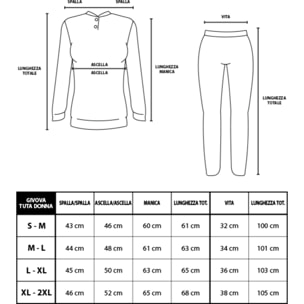 Tuta Donna GIVOVA Cotone Felpato