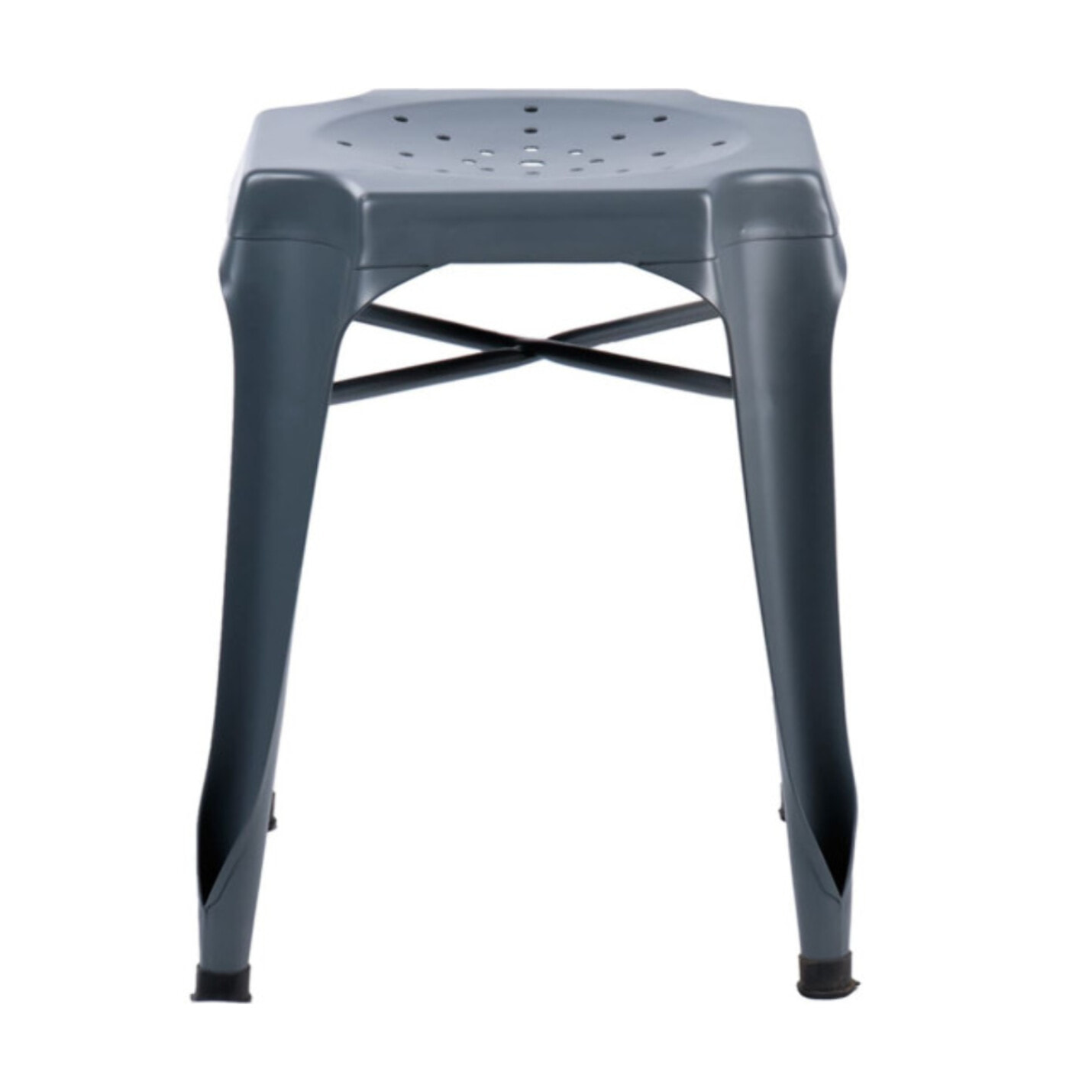 Tabouret en métal noir au style Industriel - STEAL