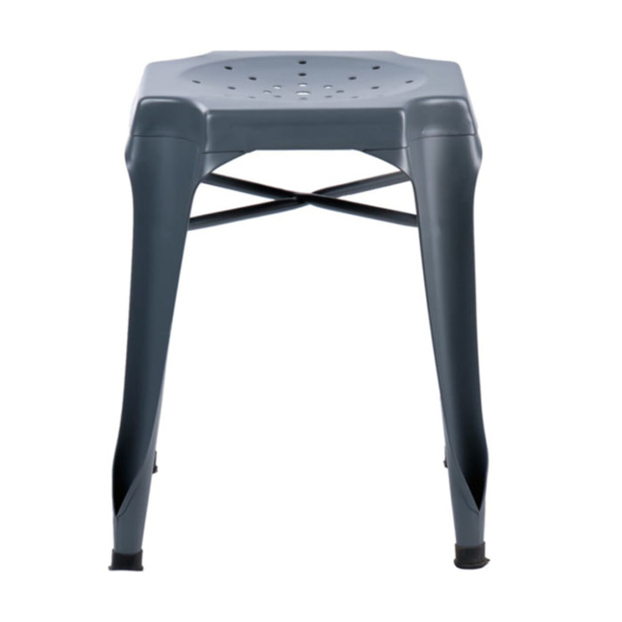 Tabouret en métal noir au style Industriel - STEAL