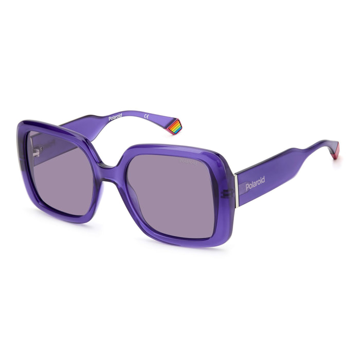 Polaroid - lunettes de soleil - violet - indice solaire : protection UVA