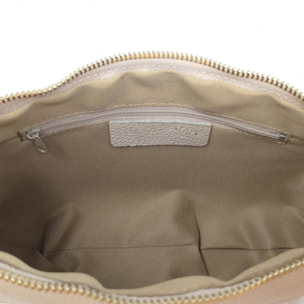 Chicca Borse Pochette Clutch Beige