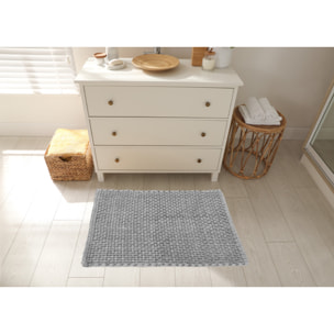 Tappeto Bagno Doccia Antiscivolo Super Assorbente Modello Osaka Grigio