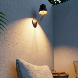 Forlight Eclipta II aplique marrón con luz led blanco cálido 3000K