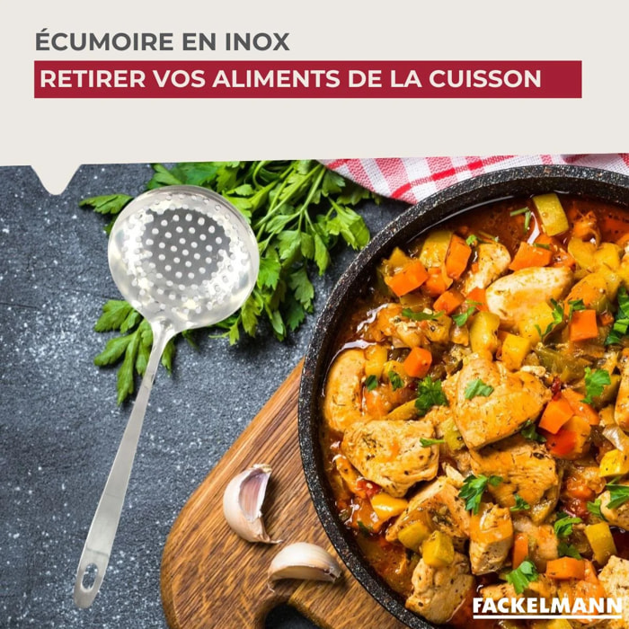 Écumoire inox cuisine Lot de 2, 32 x 11 cm Fackelmann Oxford