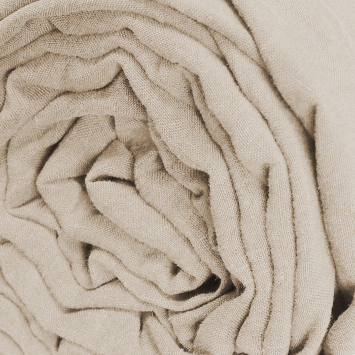 Drap housse en lin lavé bonnet 35cm, NATURELLEMENT LIN