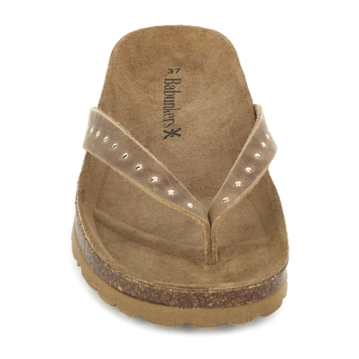 SANDALIA TARIFA BABUNKERS MARRON