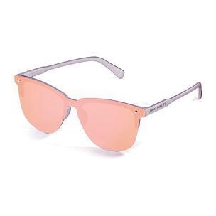 Gafas de sol PALO ALTO AMALFI - Gris sólido mate / Plana rosa revo