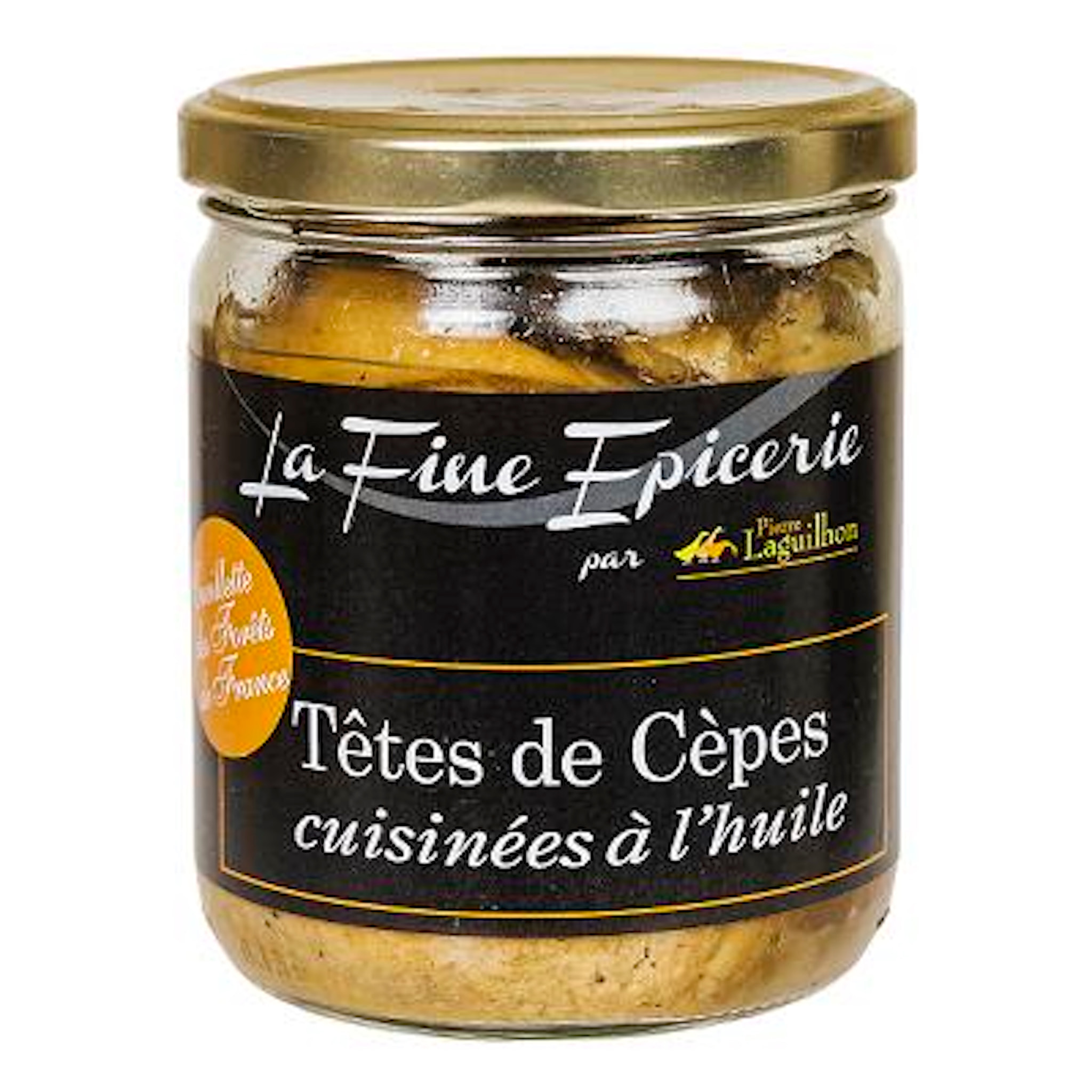 Têtes de cèpes cuisinées à l'huile Boîte - 350g - France