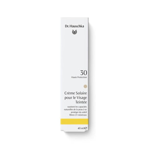 Crème Solaire Visage Teintée SPF 30 - Crème Solaire Teinte Olive Beige 40 ml