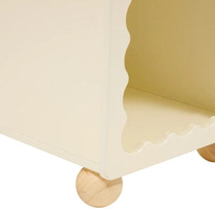 Meuble de rangement Enfant Bouli 2 Cases Beige 31x30x64 cm