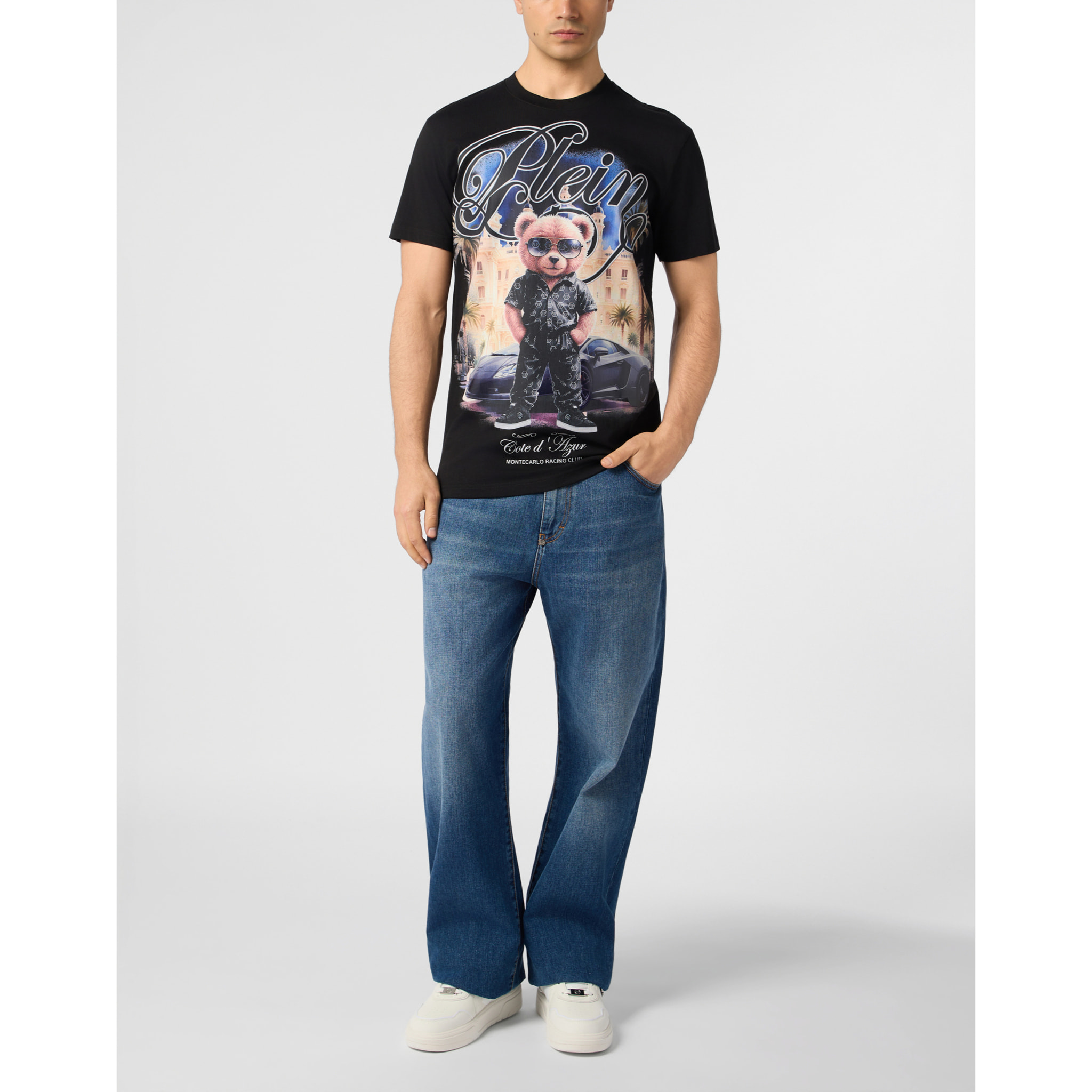 PHILIPP PLEIN Round Neck T-Shirt Teddy