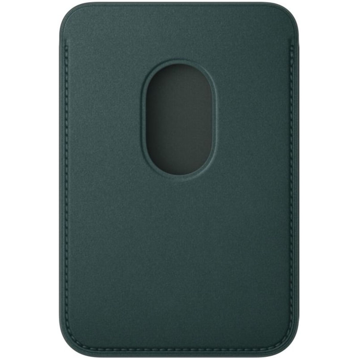 Porte-cartes APPLE en tissage fin vert