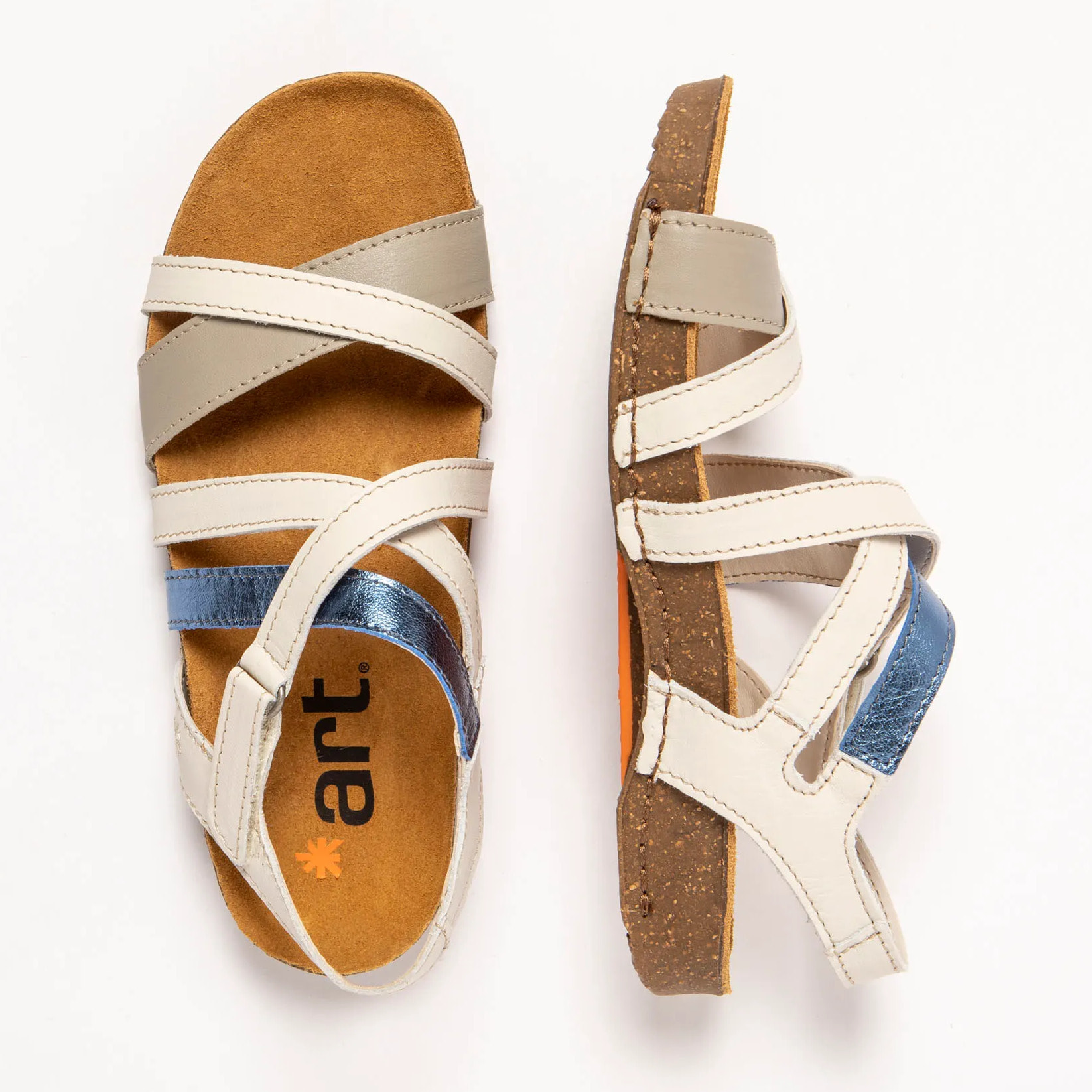 Sandalias 1116 MULTI LEATHER MULTI CREAM /I BREATHE color Multi cream