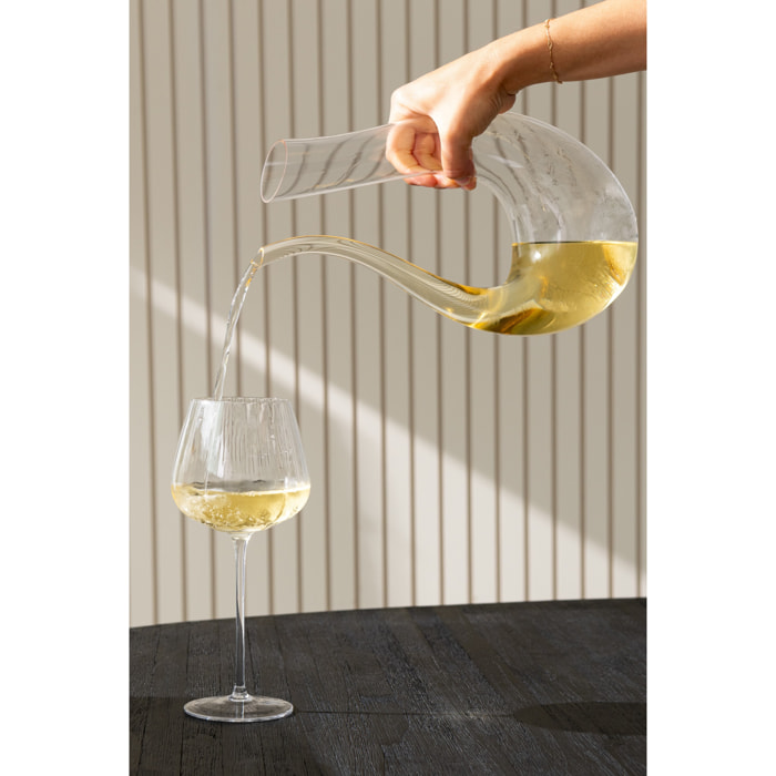 J-Line carafe U - verre - transparent