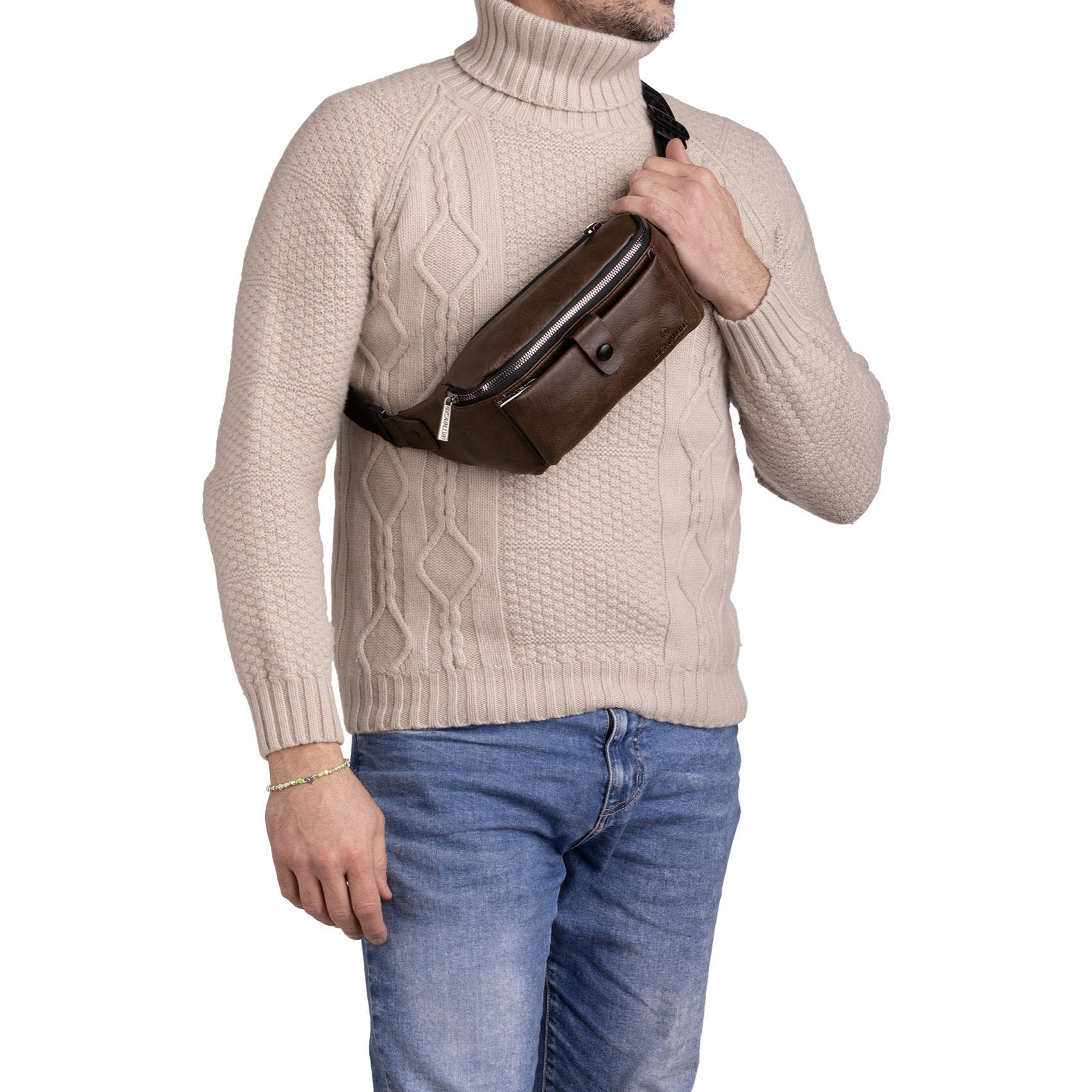 Marsupio  da uomo Textile Polyester 40x12x12 cm