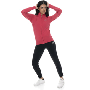 Tuta da donna in cotone non Felpeto con colletto e zip Leone Summer Bright