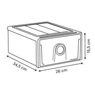 Tiroir Tide'n stak 8,5L beige