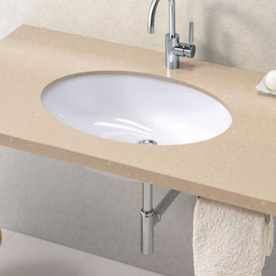 Vasque 615 x 415 mm à encastrer par-dessous VILEROY ET BOCH Evana CeramicPlus