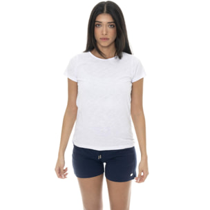 Leone Camiseta básica de mujer de manga corta