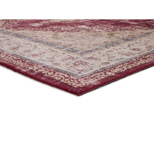 NEILA Alfombra vintage plegable en rojo, varias medidas disponibles