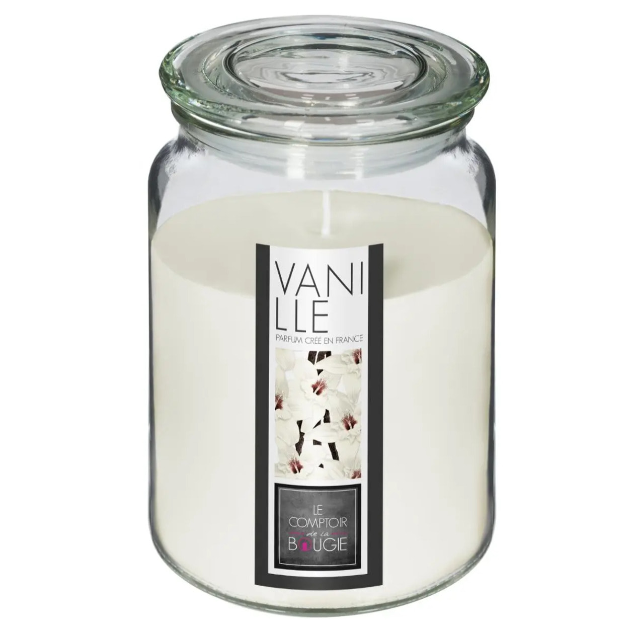 Bougie parfumée vanille 510g