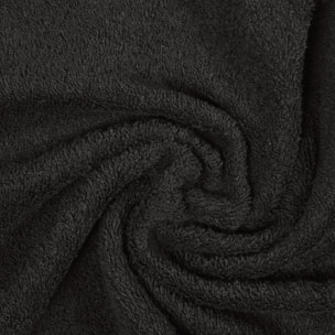 BASSETTI Morbido Asciugamano Asciugamani 480 gr 100% Cotone Set da 5 pz Collezione MONIQUE - NERO 26