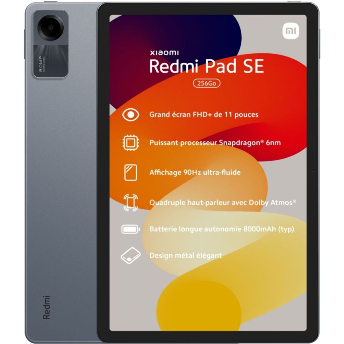 Tablette Android XIAOMI Redmi Pad SE 256Go Gris