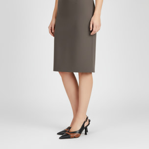 Decolletè con cinturini regolabile - tacco 8,5 cm