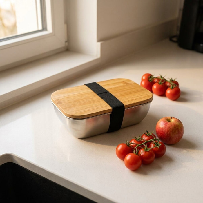 Lunch box inox pour micro-ondes de 700 ml Fackelmann